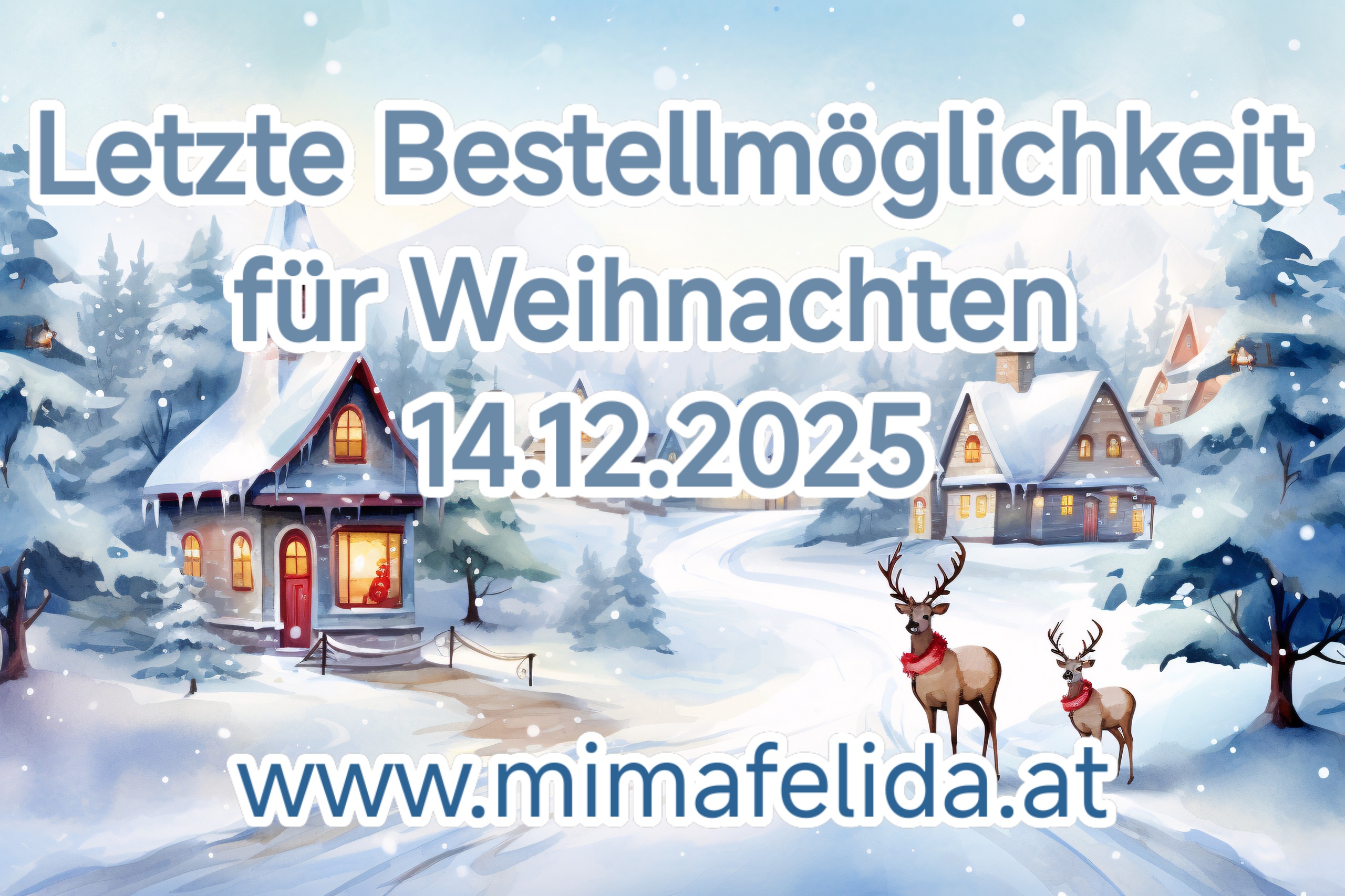 Um eine Lieferungen vor Weihnachten zu gewährleisten, sind Bestellungen und Bezahlung bis zum 14.12.2025 möglich! Bestellungen und Zahlungen danach können nach Weihnachten ankommen!