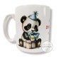 Preview: Tasse mit Panda und Tiger mit Spruch zum Geburtstag personalisiert