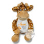 Preview: Kuscheltier Giraffe mit Geburtsdaten personalisiert