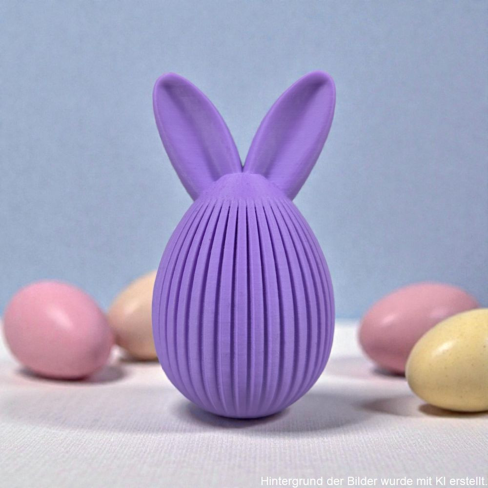 Hasen-Ei als 3D-Druck