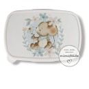 Jausenbox mit einer Maus bedruckt, personalisierbar