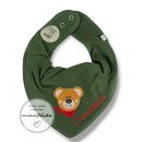 Halstuch mit einem Bären mit Halstuch bestickt